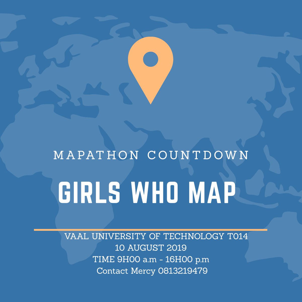 GKSS_VUT's tweet photo. We have officially started the countdown for the #Mapathon The launch for the #GirlsWhoMap19  #DigitalMapping program
We can't wait to host you 🙂 #GKSS19VUT #WomenInSTEM #womenintech #GKSS19VUTMAP https://t.co/0BOpCmpbHF