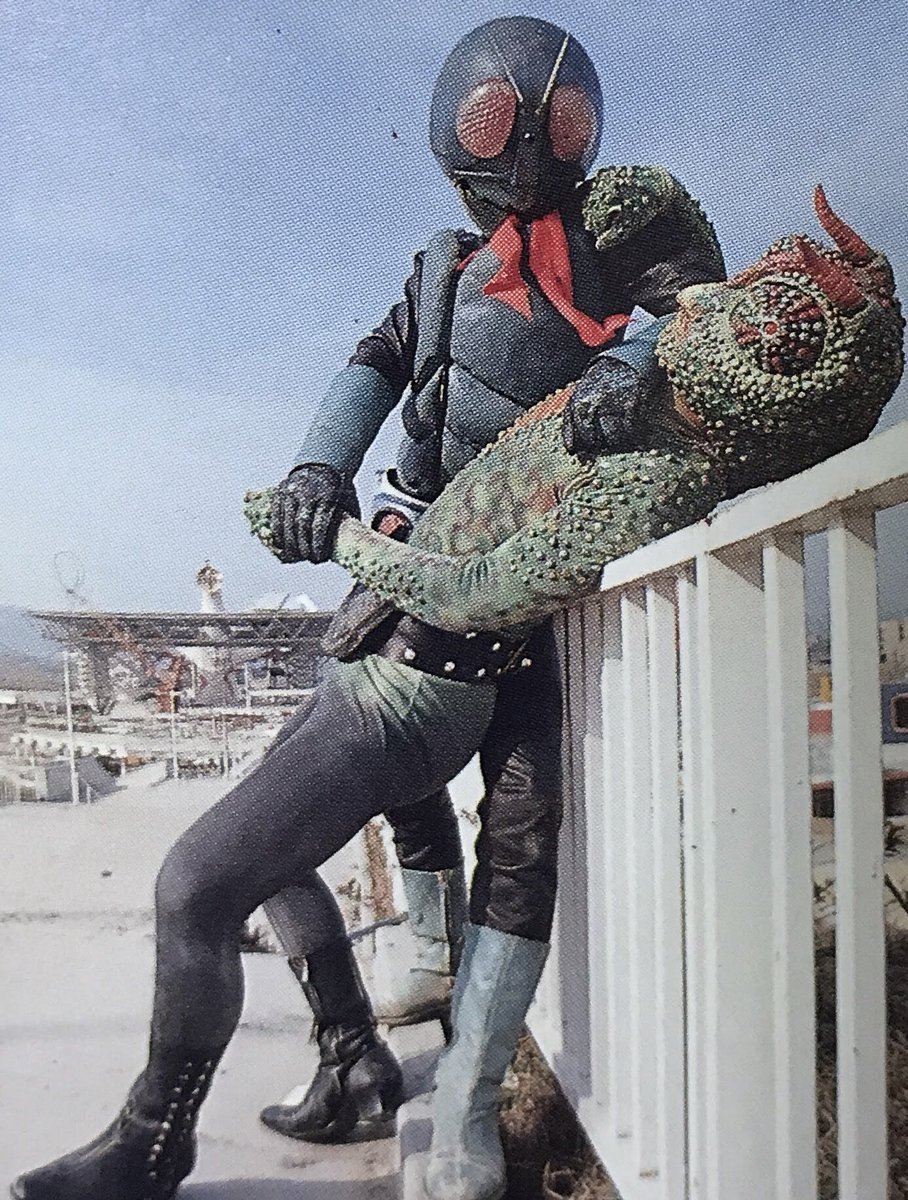 The雄 Ar Twitter 仮面ライダー 第7話 死神カメレオン 決斗 万博跡 より撮影風景