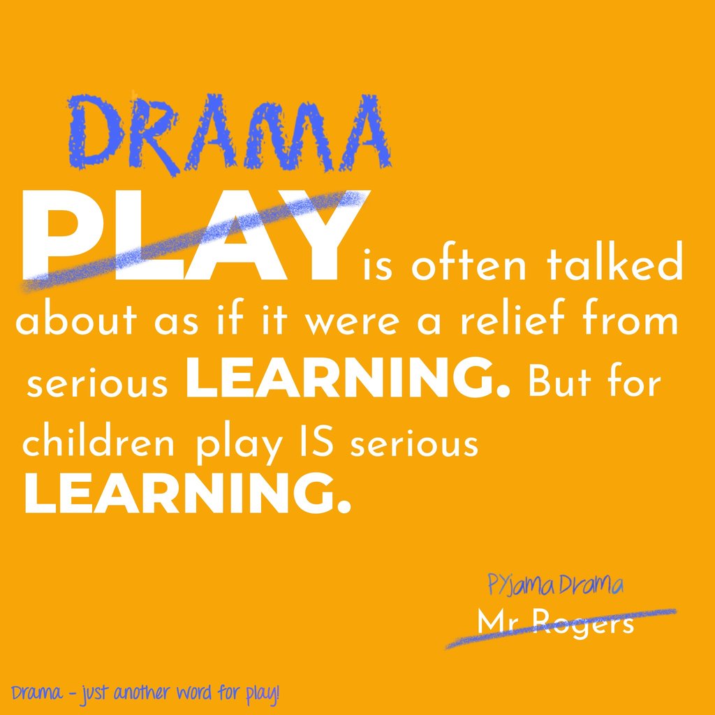 dramaandplay's tweet photo. Because pretend play is a healthy part of every child’s social, emotional, and cognitive development - skills for life! #learnthoughplay #preschool #play https://t.co/KoOGau2YFQ