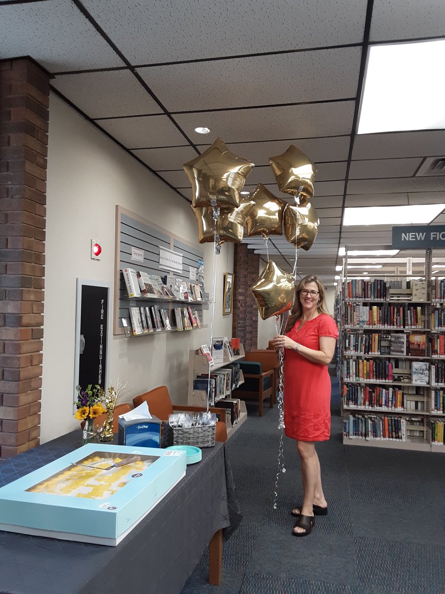 MarpleLibrary's tweet photo. The library is closed til noon today as we get ready for our Gold Star Celebration.  We invite you to join us for cake and ice cream at noon to celebrate Marple Library’s recognition as a PA Forward Gold Star Library. #MarpleLibrary #PAForward #Community https://t.co/S0uuxlzvf8