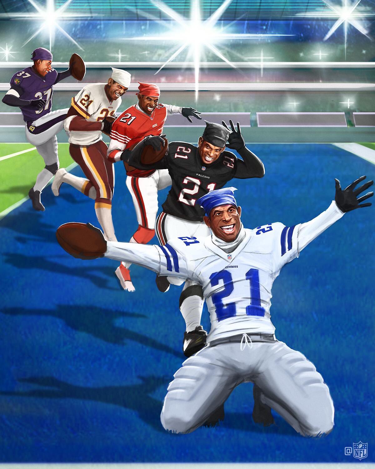 The one. The only. Prime Time.  HAPPY BIRTHDAY to the legendary Deion Sanders! 