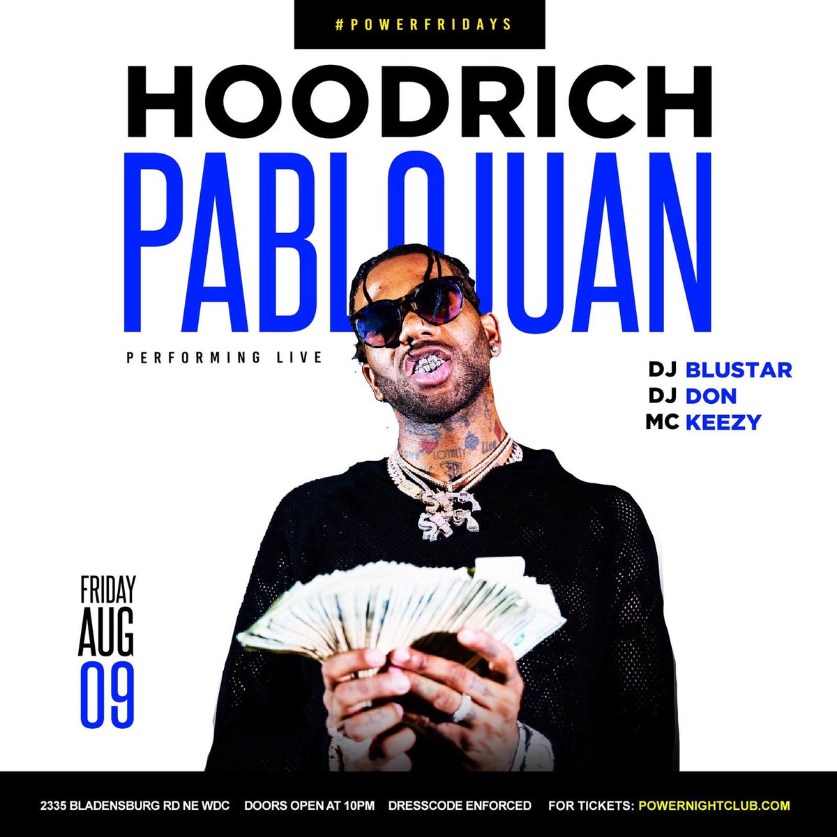 imneeneee's tweet photo. #TONIGHT It’s Going be EPIC ‼️
#PowerFridays @ POWER Night CLUB ! 
@hoodrich_pablojuan LIVE 🎉
&amp; We Still Have $100 Moëts Til 12am 😮

Tables Start @ $300 🎶 To Rsvp For Tables Text/Call 202.360.8247 😋.... See You Friday Night 🔥- #Brydge #BrydgeBoyz #PowerFridays 🤞 🔥 https://t.co/6pCfiiPwZj