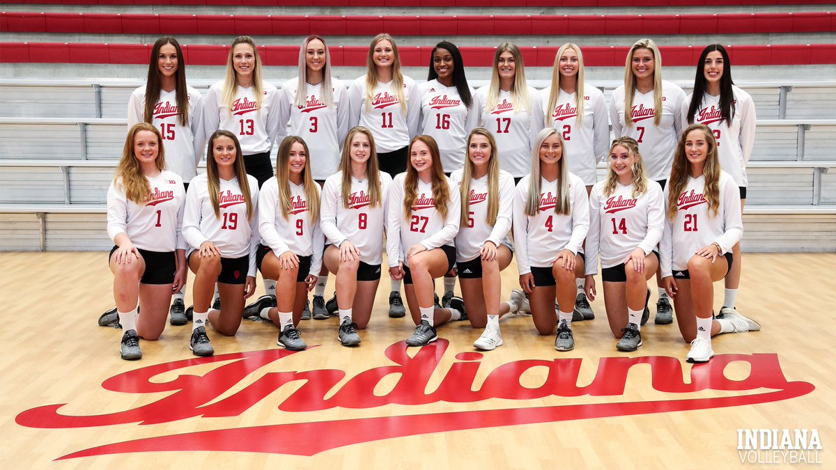IndianaVB's tweet photo. Your 2019 Indiana Hoosiers
#GoIU #IUVB https://t.co/QRmjcc23F1