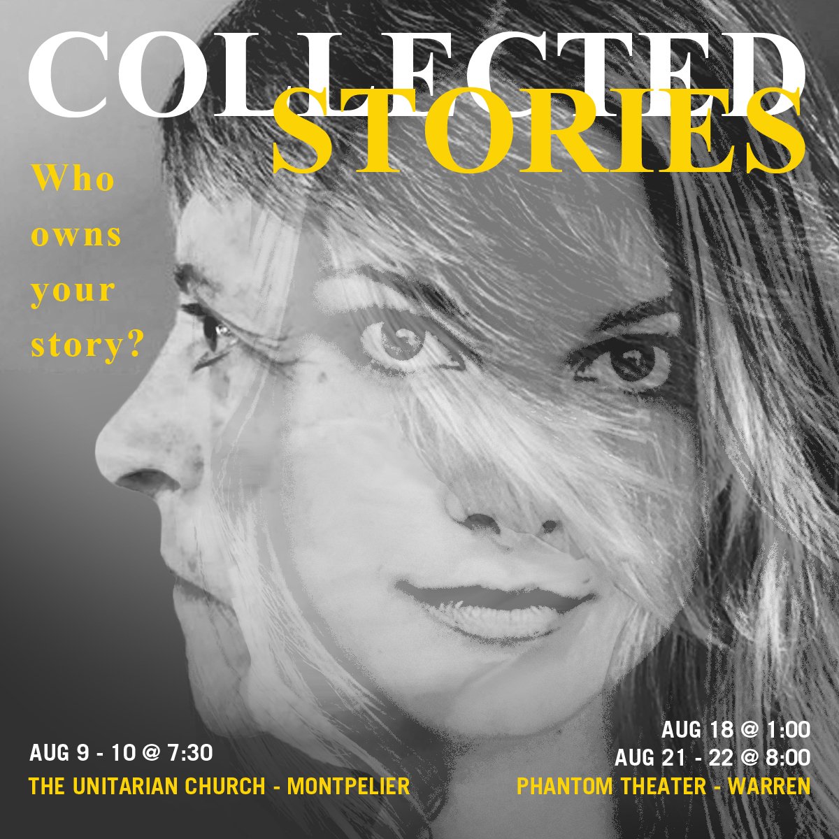 TheaterEngineVT's tweet image. Green Room Productions' pulitzer prize finalist play "Collected Stories" by Donald Margulies performs tonight and tomorrow night at the Unitarian Church in Montpelier! #vermonttheater bit.ly/collectedstori…