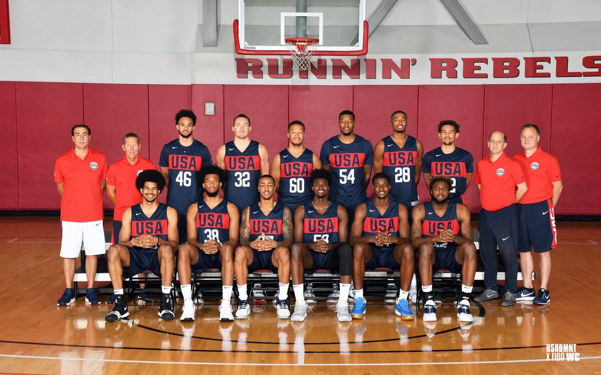 NBA's tweet photo. Rosters set for tonight’s @usabasketball #USABMNT Blue-White exhibition (@NBATV/@Twitch 10pm/et): https://t.co/ab7LvFuP2N

🎟️: https://t.co/ZbQfykdbnv https://t.co/Gy1TcAammj