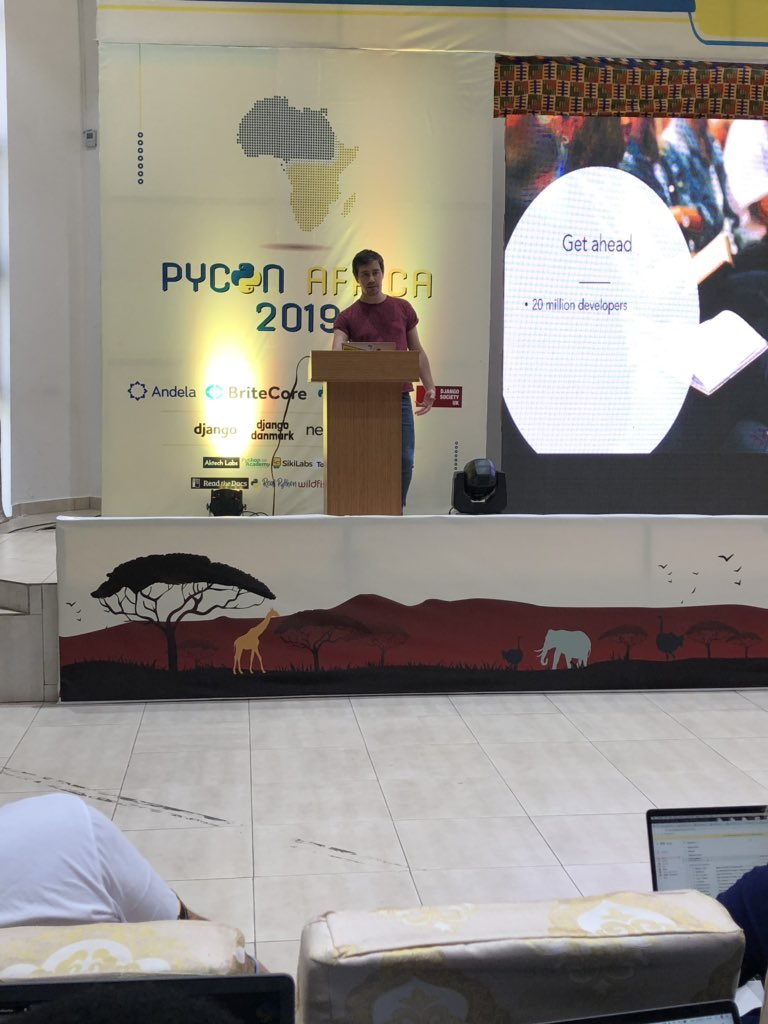 ronn_zw's tweet photo. One of our own at @GlobalNTT, @anthonypjshaw giving a talk at @pyconafrica   #PyConAfrica https://t.co/ydd7jjGSlB