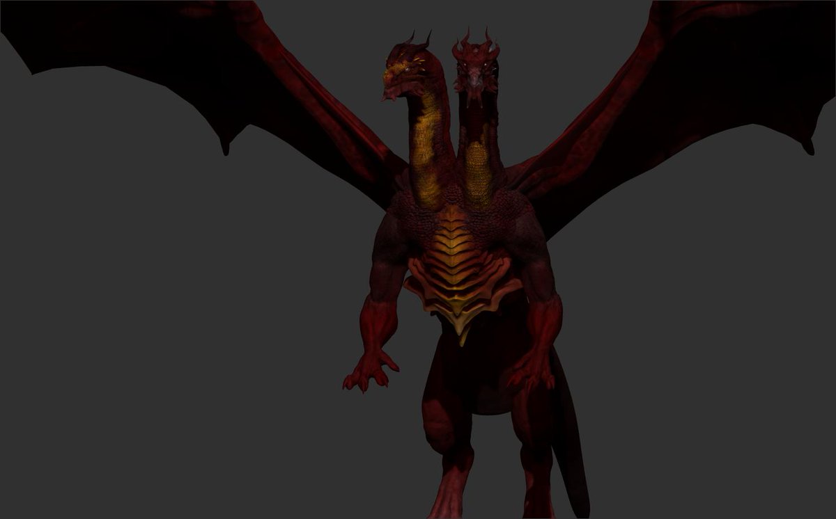 vankev's tweet photo. #smaugust2019 #Twoheadeddragon #dragoncreature #creaturedesign #creature #monster #conceptart #illustration #snake #reptile #reptiles #snakes #dragon #challenge #zbrush #pixologic #zbrushsculpt #3d #3dsculpting #3dmodeling #digitalart #3dmodel #gameart https://t.co/XhMSHsFrdK