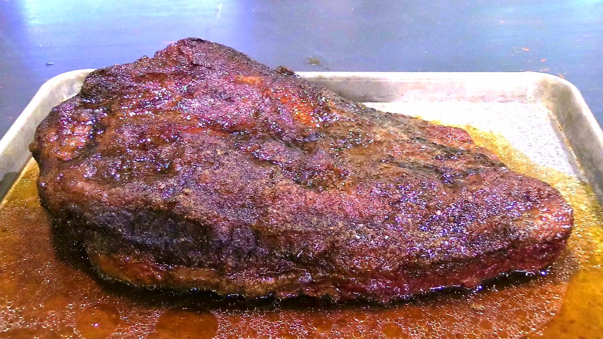 I broke in the <a href="/memphisgrills/">Memphis Wood Fire Grills</a> Pro Grill the right way with this 12 lb Packer brisket! I am simply amazed at how steady it held temperatures and how evenly it cooked! This was one of the best briskets I've ever made, and it's nothing special it's a choice brisket from Walmart!