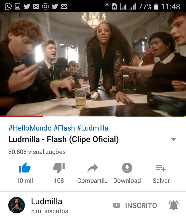 TemoteoMara's tweet photo. @Ludmilla Clipe oficial .. Arrasou ❤
@Ludmilla #ludmillaflash 
Ficou perfeito https://t.co/bZPhXVW50s