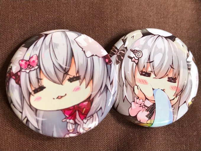 グッズセットの缶バッチのサンプルです!おじこがいっぱい🤤✨ 