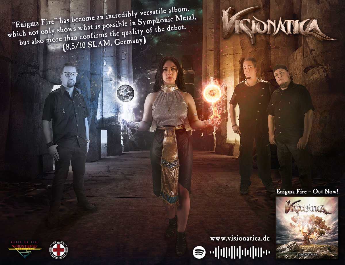 Visionatica's tweet photo. Simply incredible! Thank you @SLAMmusicmag for your fantastic review of our album “Enigma Fire“.
If you want to read the full review of our album, then check out SLAM’s latest edition #104!⠀
#Visionatica #EnigmaFire #FemaleFronted #Metal #HeavyMetal #MetalMusic #SymphonicMetal https://t.co/dyZ3vhMiaU