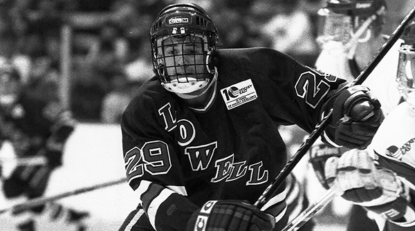 RiverHawkNation's tweet photo. Christian Sbrocca from @RiverHawkHockey is our #RiverHawkThrowback this week! He played 4 seasons, posting 171 points (56g,115a) in 158 games, which ranks 7th in team history. He is a singer, songwriter, producer and director, living in Montreal, Quebec #AlwaysARiverHawk https://t.co/IpRWNAB02m