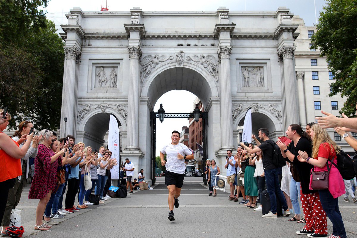 DB_Taurus's tweet photo. @TheoPaphitis Absolutely amazing achievement by @ChrisLeek8 this week to complete his 289 mile #Arch2Arc #triathlon. A new non wet suit world record was set!!
All for charities for his dad Den @ParkinsonsUK @lbsorg https://t.co/Epbxo48Ne3