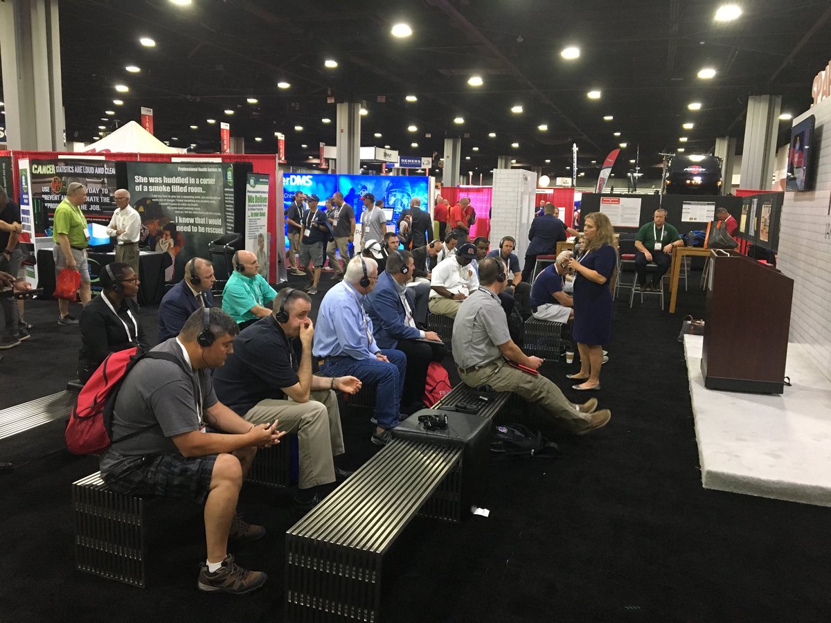 IAFC's tweet photo. ESCI knocking it out of the park in the @IAFC #SparkZone at #FRI2019! https://t.co/weQBeZq3Fc
