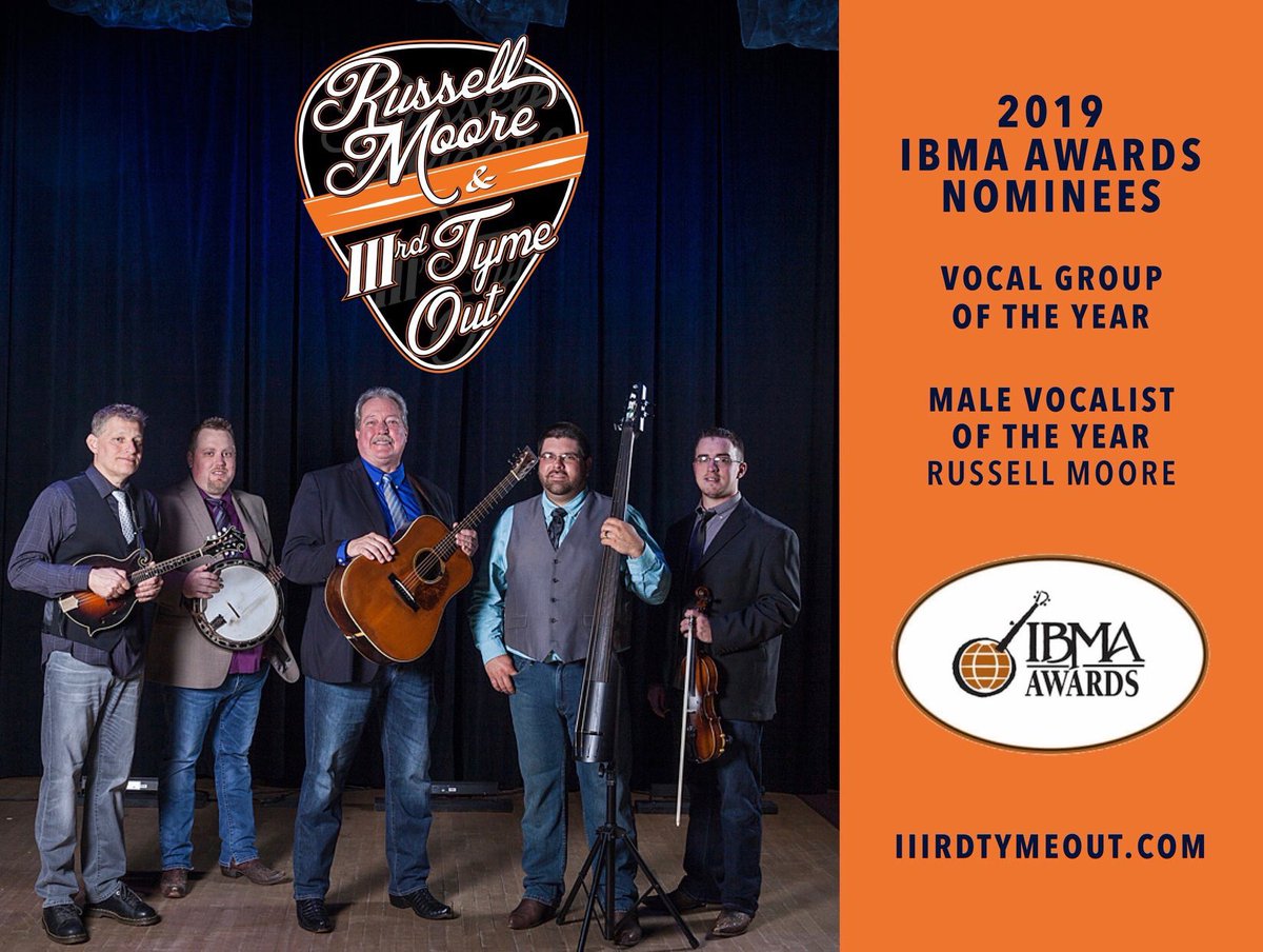 Thanks to the <a href="/IntlBluegrass/">IBMA</a> for the nominations!! #bluegrass #mooremusic #iiirdtymeout #ibma #awards