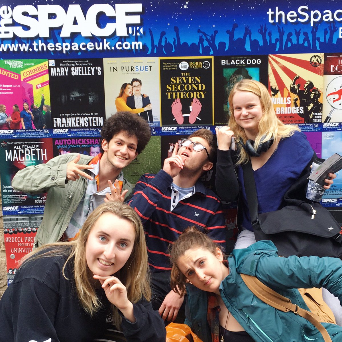 Keep an eye out for our posters everyone! The team found them already 👇 #edfringe #makeyourfringe #edinburghfringe2019 #theatre #blackcomedy #comedy #thesevensecondtheory