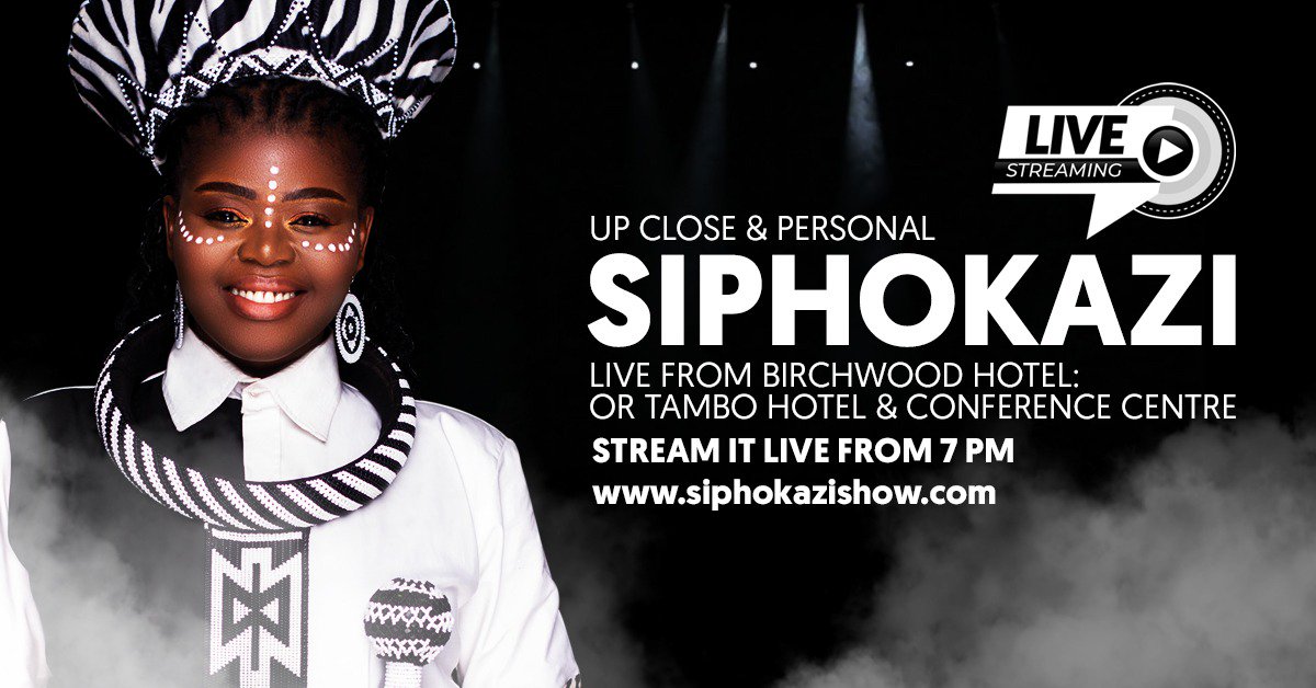 siphokazisings's tweet photo. #IYENZEKA We NOW live for the #WomensDay2019 "Up Close and Personal with Siphokazi" music show at the Birchwood Hotel and for live-streaming on https://t.co/hGVbcZaPS5 #SADICO https://t.co/hSeJtCilPf