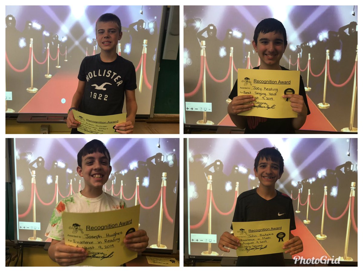 We had an amazing time at ESS!! We are so so proud of our awards! <a href="/FdaleSumrUpdate/">JeanMarie Papillo</a>