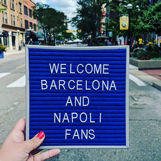 kakp's tweet photo. Excited for the block party tonight and the game tomorrow! Catch me selling AFC Ann Arbor gear tonight downtown! #downtownannarbor #visitannarbor #workdowntown #dancinginthestreet @annarbor #thebostore #ugp https://t.co/976MCZnVYV https://t.co/HebF5KctGS