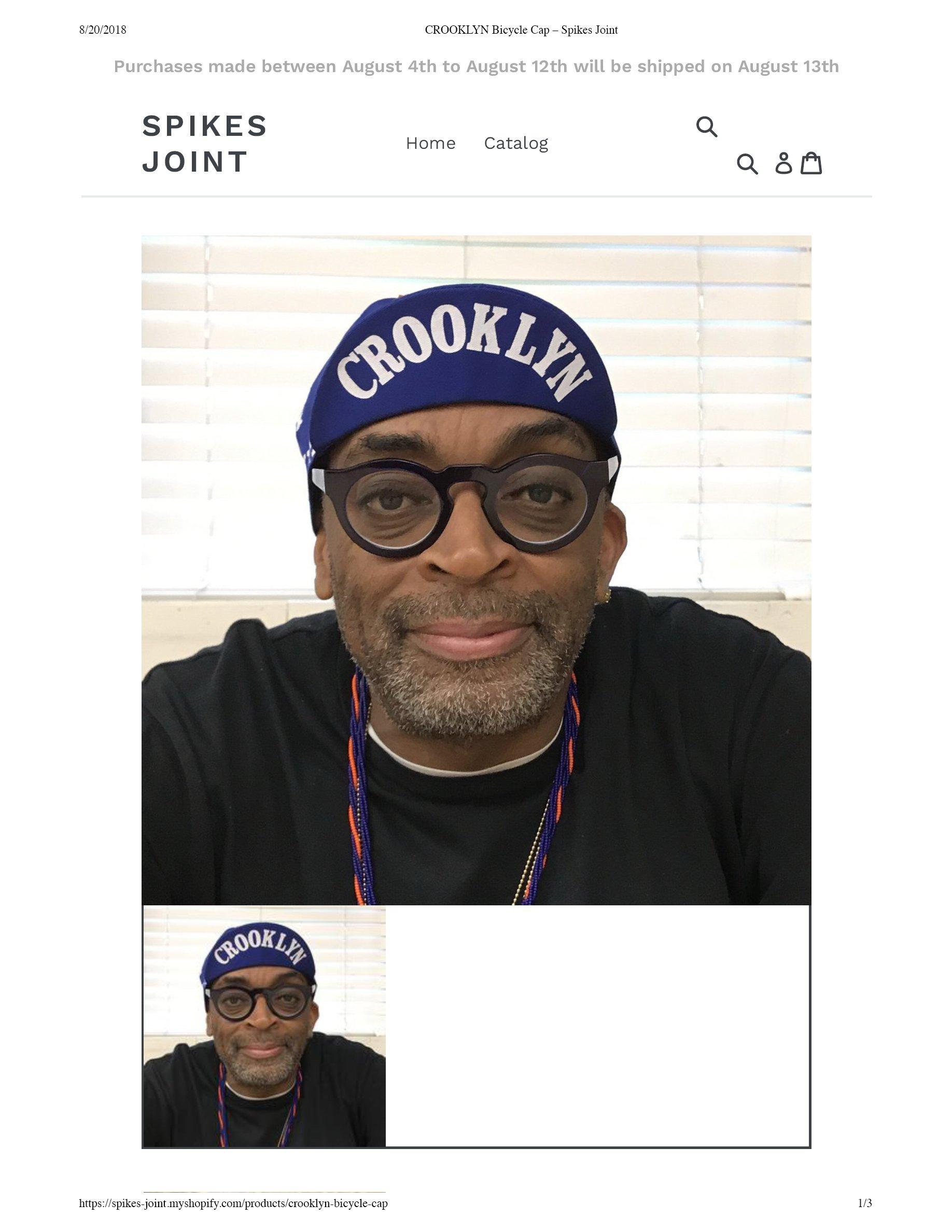 Spike lee brooklyn cap deals