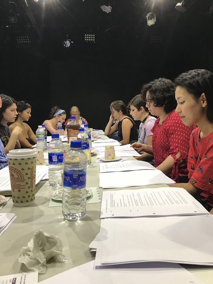 Literally_Alive's tweet photo. "It must be time for tea!!!"

#AliceInWonderland first read thru! We open in 44 short days @PlayersNYC  … we mustn't be late! Opening Sept. 21st! #aliceinthevillage #offbroadway #musical #nyckids https://t.co/1iaUlEmRlO
