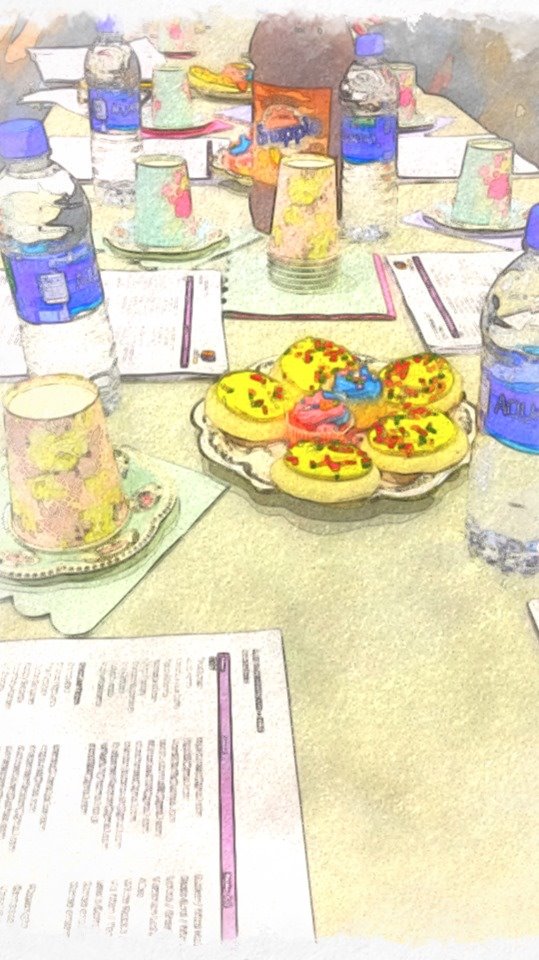 Literally_Alive's tweet photo. "It must be time for tea!!!"

#AliceInWonderland first read thru! We open in 44 short days @PlayersNYC  … we mustn't be late! Opening Sept. 21st! #aliceinthevillage #offbroadway #musical #nyckids https://t.co/1iaUlEmRlO