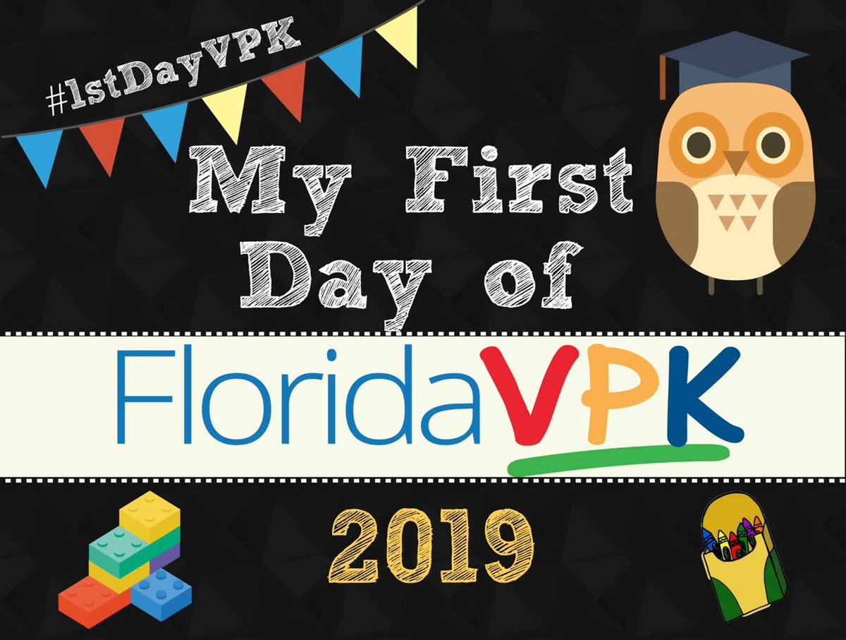 ELCOC's tweet photo. Calling all parents! We want to highlight your adorable little ones on their first day of #VPK. Please post your photos, tag us, and use #1stDayofVPK. We can't wait to see all the cuteness. #BacktoPreschool #BacktoSchool https://t.co/nlne2rNLg4