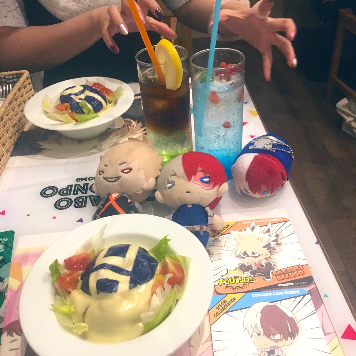 鞆音ちゃんとコラボカフェデートをキメてきました！！！たのしかった！！！お酒もいっぱいのんだよ〜〜！！めっちゃお話ししやすかった！！