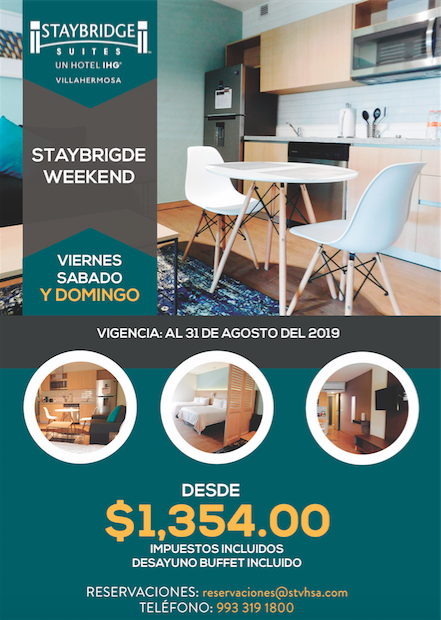 StaybridgeV's tweet photo. Si se trata de pasarla bien el Fin de semana, nosotros tenemos la solución.
#StayBridgeWeekend #Villahermosa #Tabasco #VamosATabasco #TabascoEstáDeModa #Turismo
#México 🇲🇽 https://t.co/TF78RRnzbO