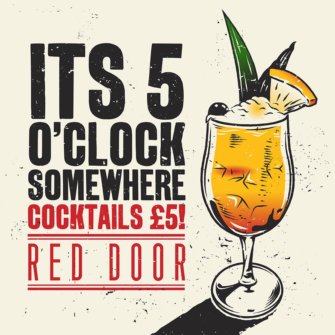 £5 Cocktails until 11pm... we got you covered 👌