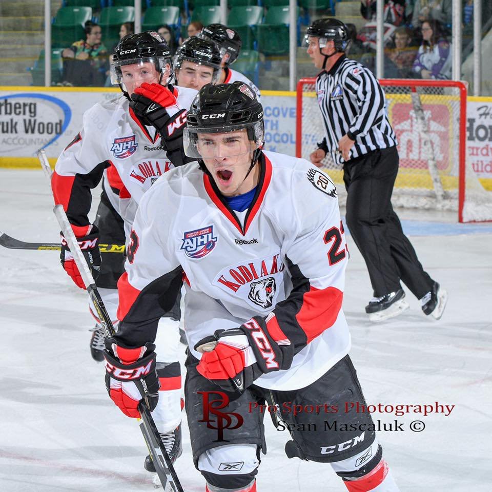 23 <a href="/c_gegs16/">Colson Gengenbach</a> days till camp!!!!  Gegs recently was acquired by the <a href="/sgsaints/">Spruce Grove Saints</a> !!  Gegs played as a 16 y/o for the A’s before making jump to the AJ!!