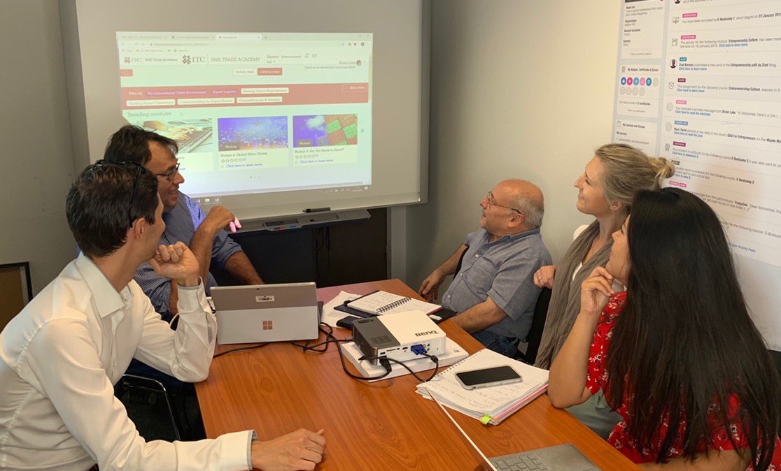 Anna Mori (@annaclaudiamori) on Twitter photo Good things in the making! 💥Creating and innovating with this great team👇🏽 <a href="/ITCnews/">International Trade Centre (ITC)</a> #SheTrades <a href="/SMEtradeacademy/">SME Trade Academy</a> #comingsoon Good things in the making! 💥Creating and innovating with this great team👇🏽 <a href="/ITCnews/">International Trade Centre (ITC)</a> #SheTrades <a href="/SMEtradeacademy/">SME Trade Academy</a> #comingsoon