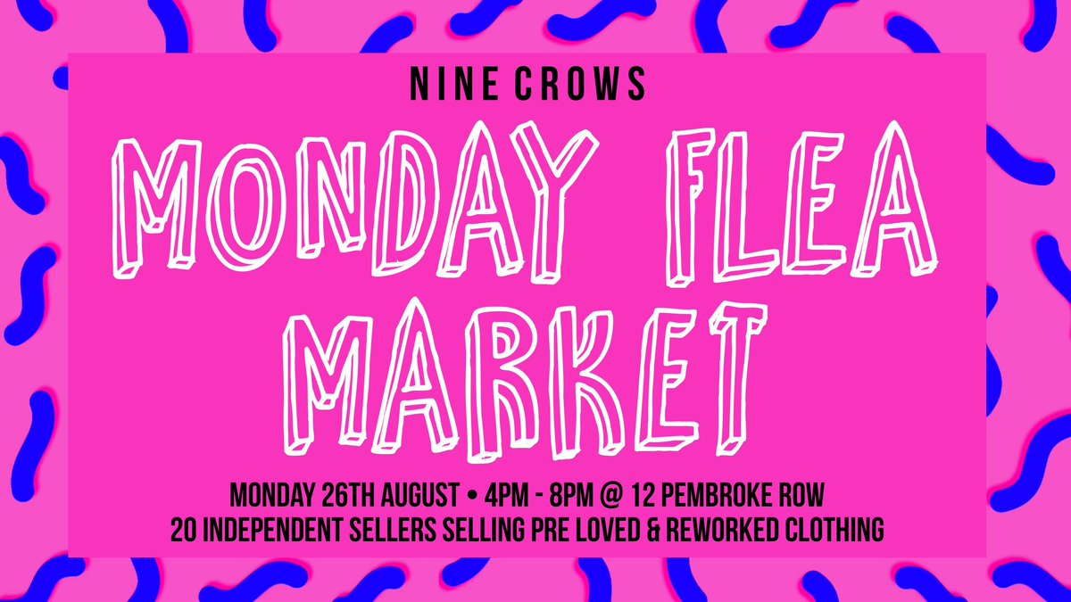 we are BUZZING to announce our first ever FLEA MARKET! 💜 we have 20 amazing independent sellers lined up to trade on the day! ✨ Pre loved clothing, vintage, high street, hand made items will all be available! 👚 More info here: bit.ly/2YTQDEs 👀