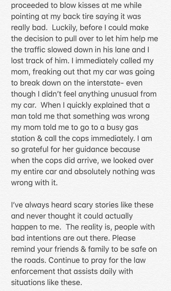 AlyssaScholz's tweet photo. heads up girls💛 take a second to read &amp; share this with those around you https://t.co/La3v30hRKX