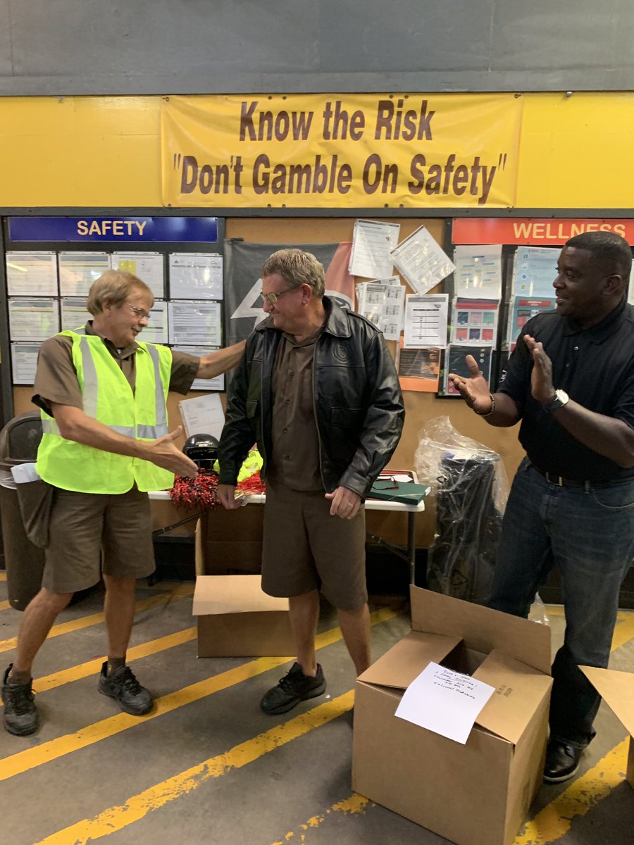 Congratulations to Shane Philips from the Griffin center celebrating 30 years of safe driving.