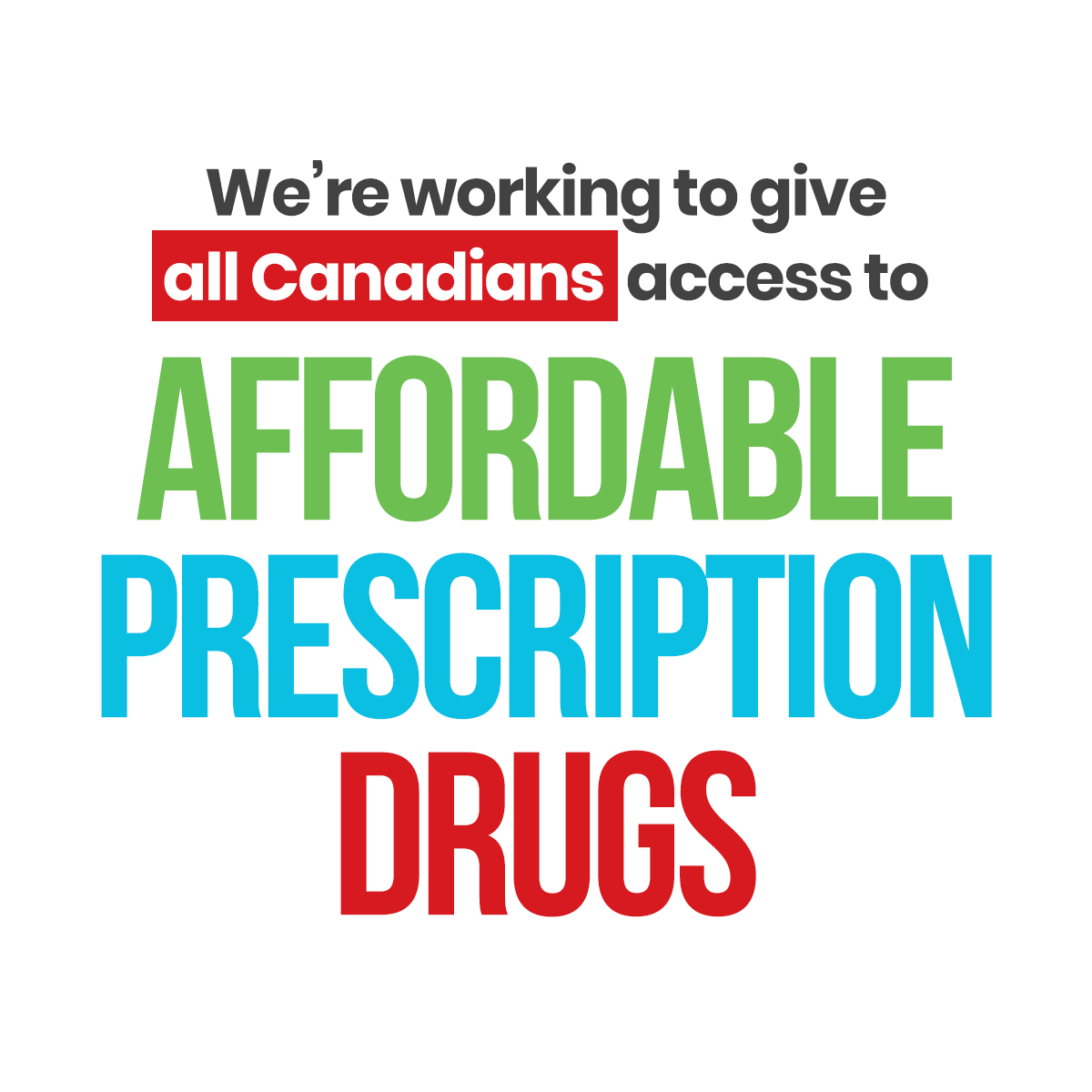 JustinTrudeau's tweet photo. No Canadian should have to choose between paying for prescriptions and putting food on the table. Our government is taking steps to lower the price of prescription drugs by working towards a national pharmacare program. https://t.co/XoUfHQx5f5