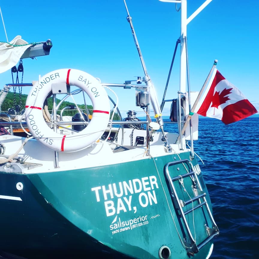 sabrinapirillo's tweet photo. Let the Sleeping Giant lie. @visitthunderbay @OntarioTravel #sleepinggiant #VisitTBay #GoMedia2019 #travelwriter #travel #Canada #northerncanada #canadatravel #ontarioravel #discoverON #superiorrocket #zodiac #lakesuperior https://t.co/oeLVjCEyp0