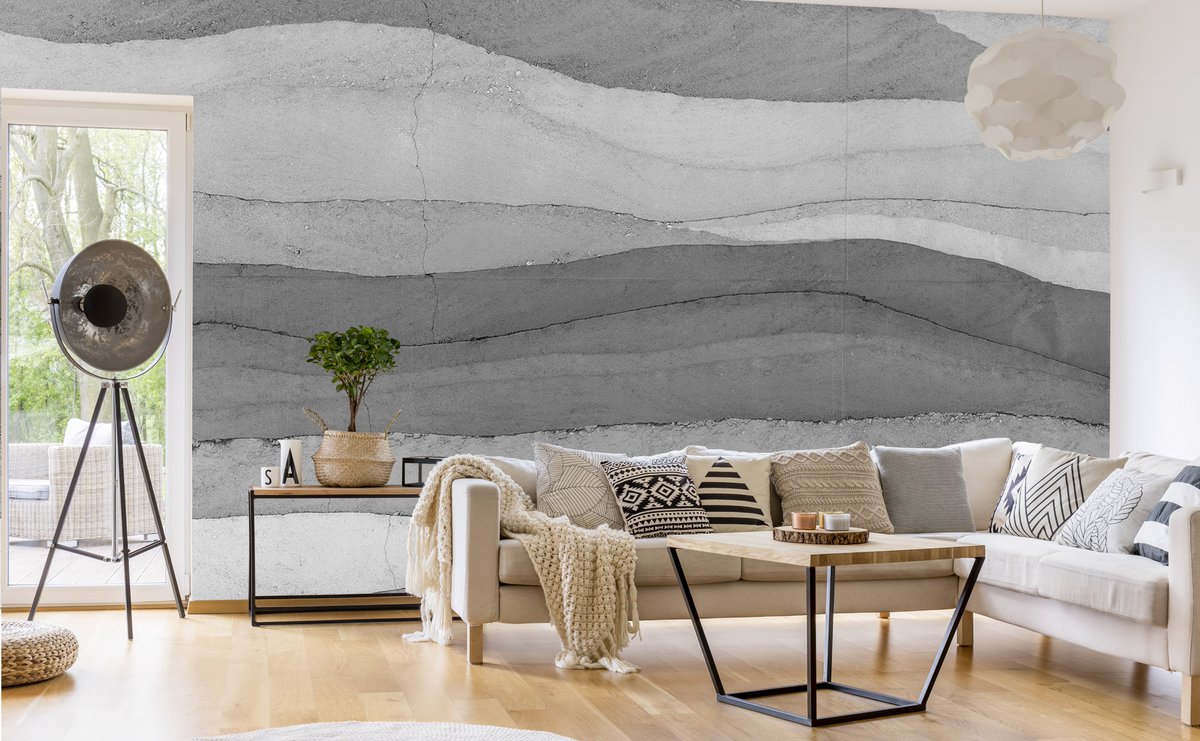 Murale Couches de Béton en noir et blanc. Une murale d'une qualité exceptionnelle. Photo de Donn Petelka. Muralunique.com

Concrete Layers in black and white. A wall mural of exceptional quality. Photograph by Donn Petelka. Muralunique.com