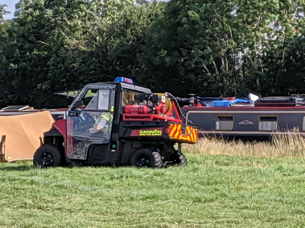 The #cropredy2019 Fire Brigade....Protecting and serving in their own small way!