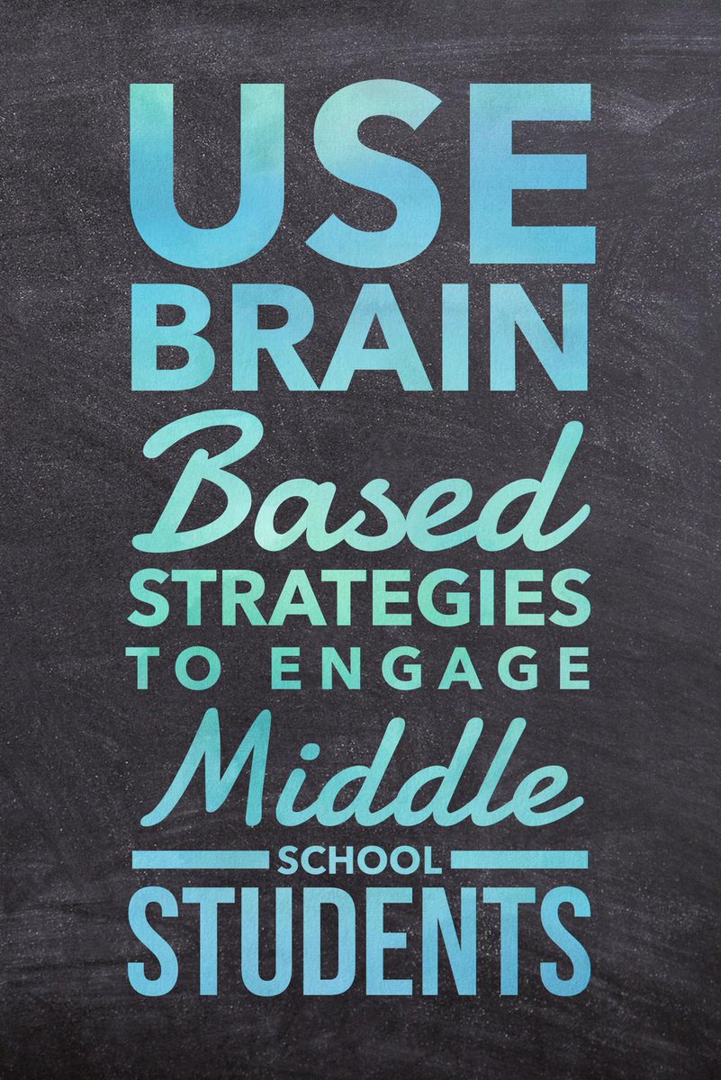 teacherfuel's tweet photo. Understanding the neuroscience of student engagement is critical at all levels, but let's be honest, those middle schoolers could use a bit more motivation, couldn't they? Awesome online PD for the middle school teacher in all of us. 😄 https://t.co/rHgKtayNoO #mschat https://t.co/KJhux72n0F