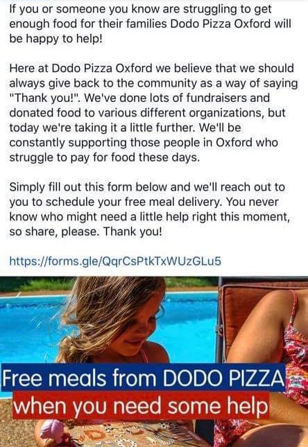 tmgarret's tweet photo. If you complain that Dodo Pizza is giving away free pizza to refugees and wonder why they don't give anything to our homeless... Here you go. Now stop complaining and go do a good deed as well!

Thank you Dodo Pizza for all you do! <3 

#Compassion #BeKind https://t.co/mOUKcMelNE