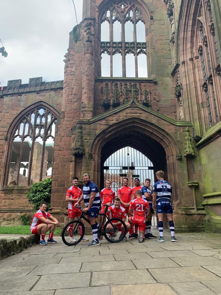 GazDenman90's tweet photo. Cathedral- Team 4 in the City! Race us to #ButtsParkArena for the @CoventryRugby #CovKit launch event from 5-7pm! #OurClubOurCity #ThisIsCoventry https://t.co/BBOuh0kNxQ