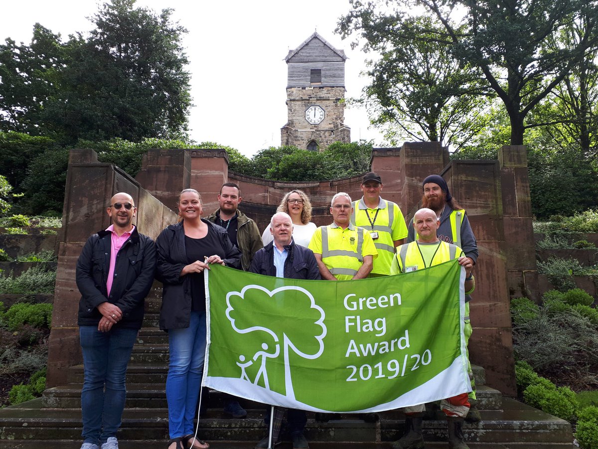 jubileeparkmidd's tweet photo. #GreenFlagAward #Parks #Rochdale #KeepingItGreen @GreenFlagAwdInt @GreenFlagAward @RochdaleCouncil Environmental Management Team &amp; Friends &amp; Volunteers of Jubilee Park &amp; #Middleton North ward Councillors #Community #Pride @nwparksforum @KeepBritainTidy @CityofTreesMcr #GreenFlag https://t.co/cqD9EBpEMY