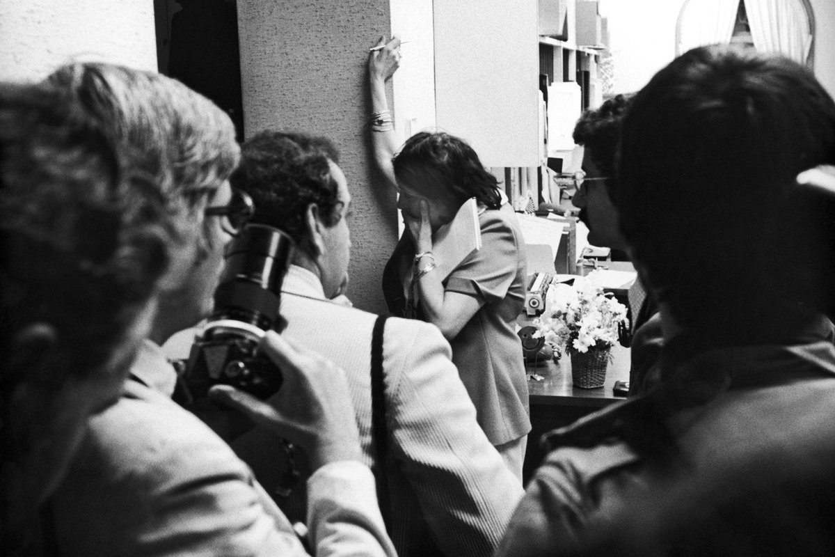 BuzzFeedNews's tweet photo. 45 years ago today, President Richard Nixon announced his resignation. Here's how people across the US heard the news and reacted that day. https://t.co/skqBNoYBlL https://t.co/KxC7dZxeeb
