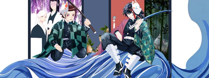 すけすけのでさんがTwitterに投稿した竈門炭治郎(鬼滅の刃)のイラスト。