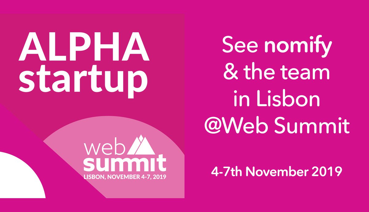 We're very exciting to be exhibiting <a href="/Nomify/">Nomify</a> at <a href="/WebSummit/">Web Summit</a> in #Lisbon in November.  Come and say hello! #webSummit #HRTech #EmployeeExperience #Leeds #startup