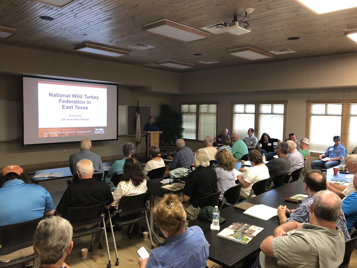 Next up at Branching Out, Annie Farrell with the National Wild Turkey Federation. Very interesting presentation! <a href="/texasforestry/">Texas Forestry Association</a> <a href="/NWTF_official/">The National Wild Turkey Federation</a>