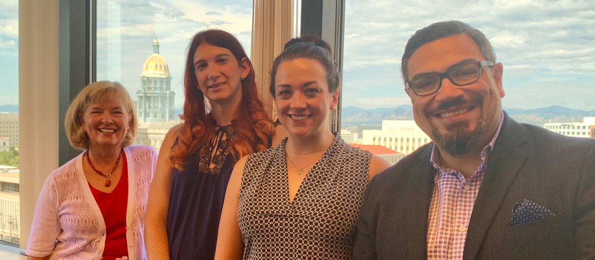 Great meeting w/ <a href="/BriannaForCO/">Rep Brianna Titone - COHD27</a>, CSA Pres. Dr. Weyand @fuzzymittens, Past Pres. Dr. Hawkins, and Dr. Flores @docroland to discuss the environmental impact of anesthetic gases. Lucky in CO to have smart &amp; engaged legislators like Rep. Titone serving the public good. <a href="/ASAGrassroots/">ASAGrassrootsNetwork</a>