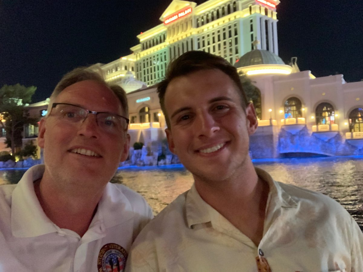 How to end an awesome week exploring SkyQ’s awesomeness? Okay, boys night in Vegas with my youngest 2.0 and current soldier sounds good.