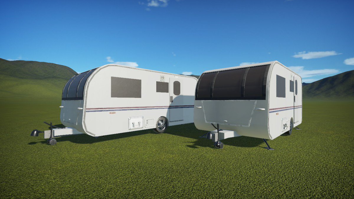 Show some love to your guests who can't afford a hotel with these stylish caravans by Mineraljunction! bit.ly/2GRLQ0a
